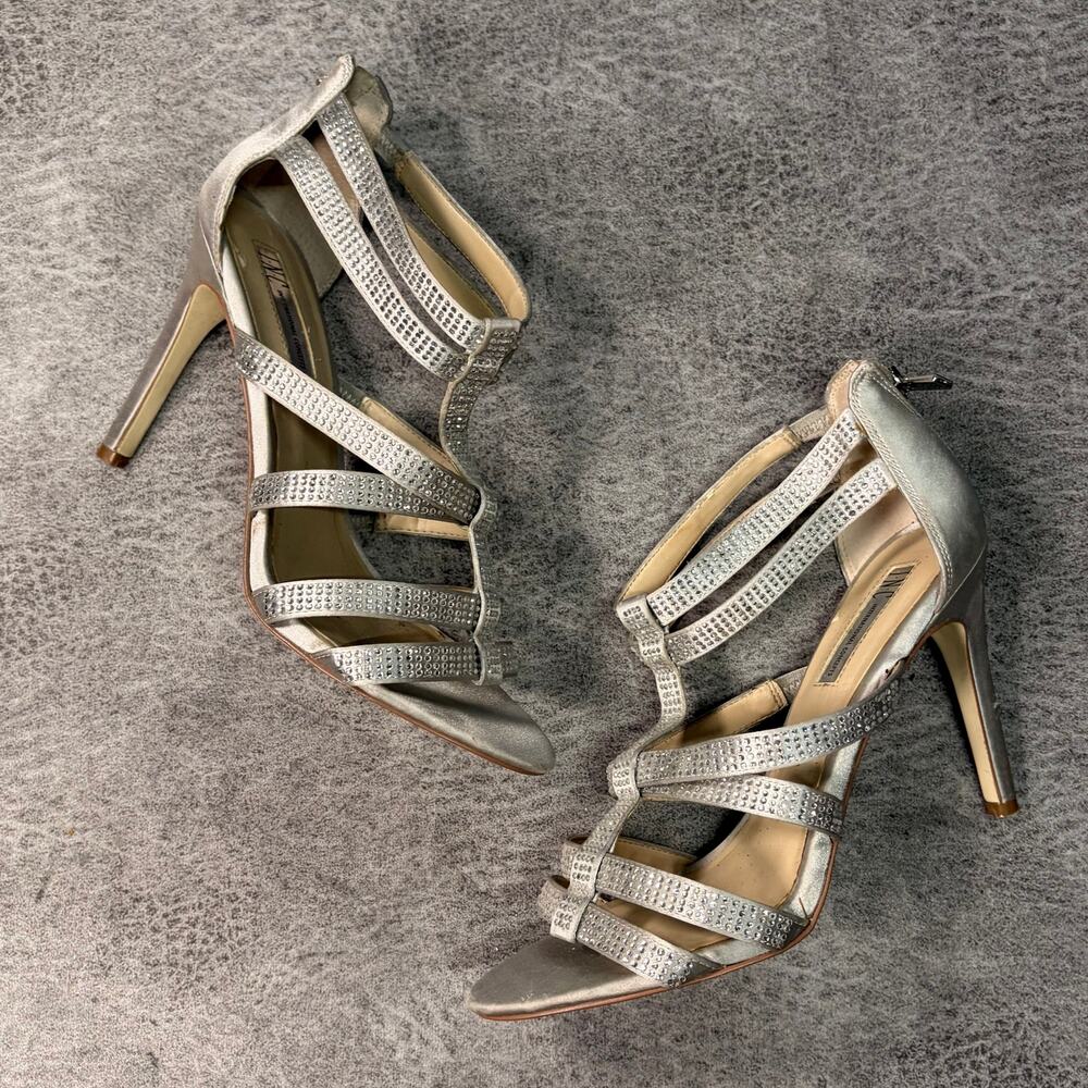 Y2k INC Bedazzled Strappy Heels